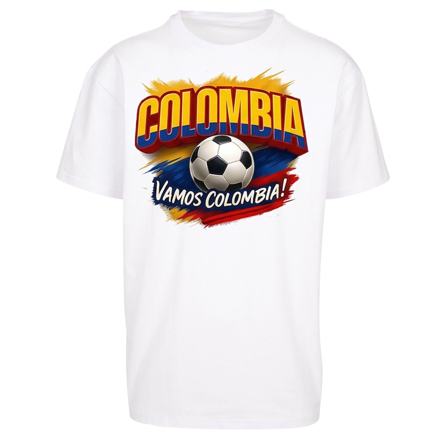 Colombia Retro World Cup Oversized T Shirt
