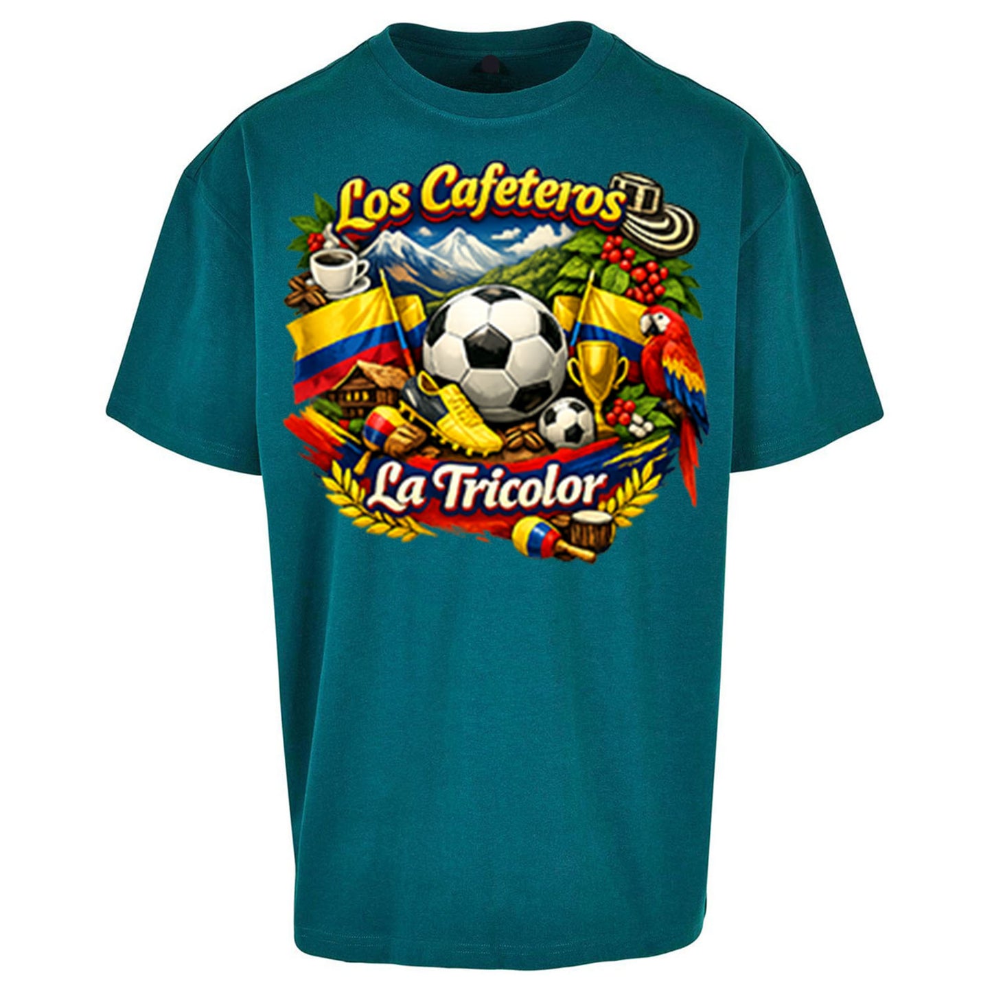 Colombia Football Oversized T Shirt