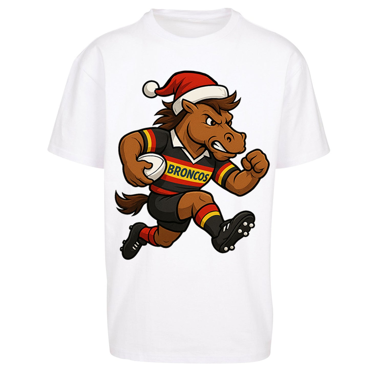 London Broncos Christmas Oversized T Shirt