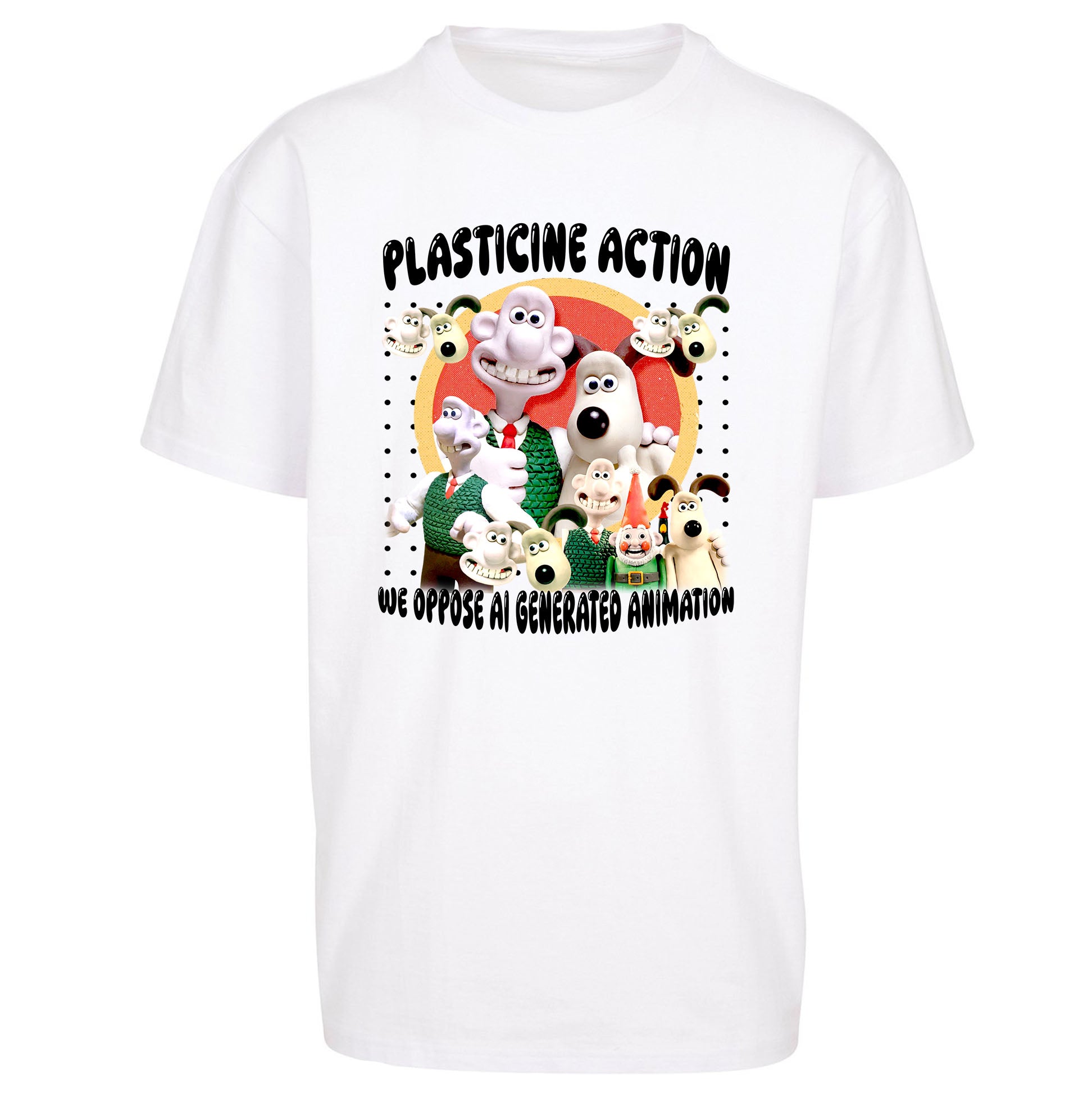 Plasticine Action Figure Oversized T Shirt
