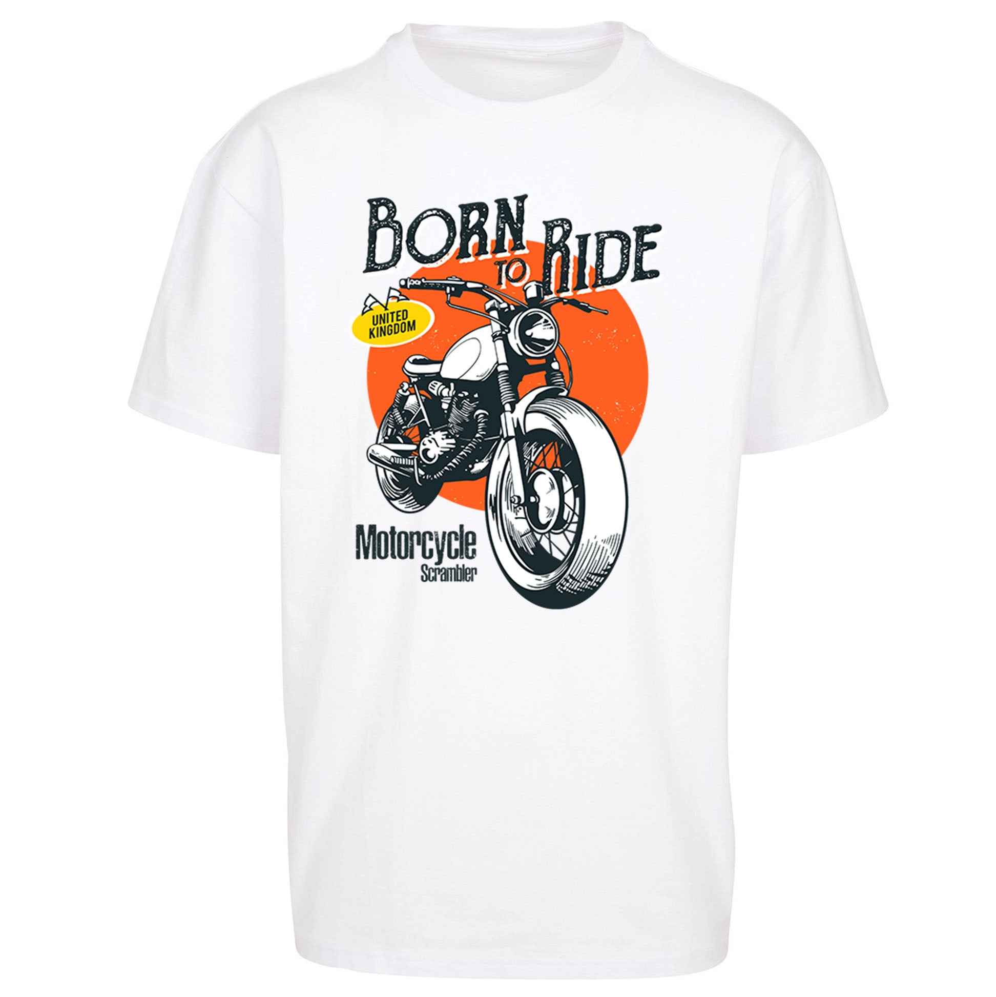 Born To Ride UK Oversized T Shirt