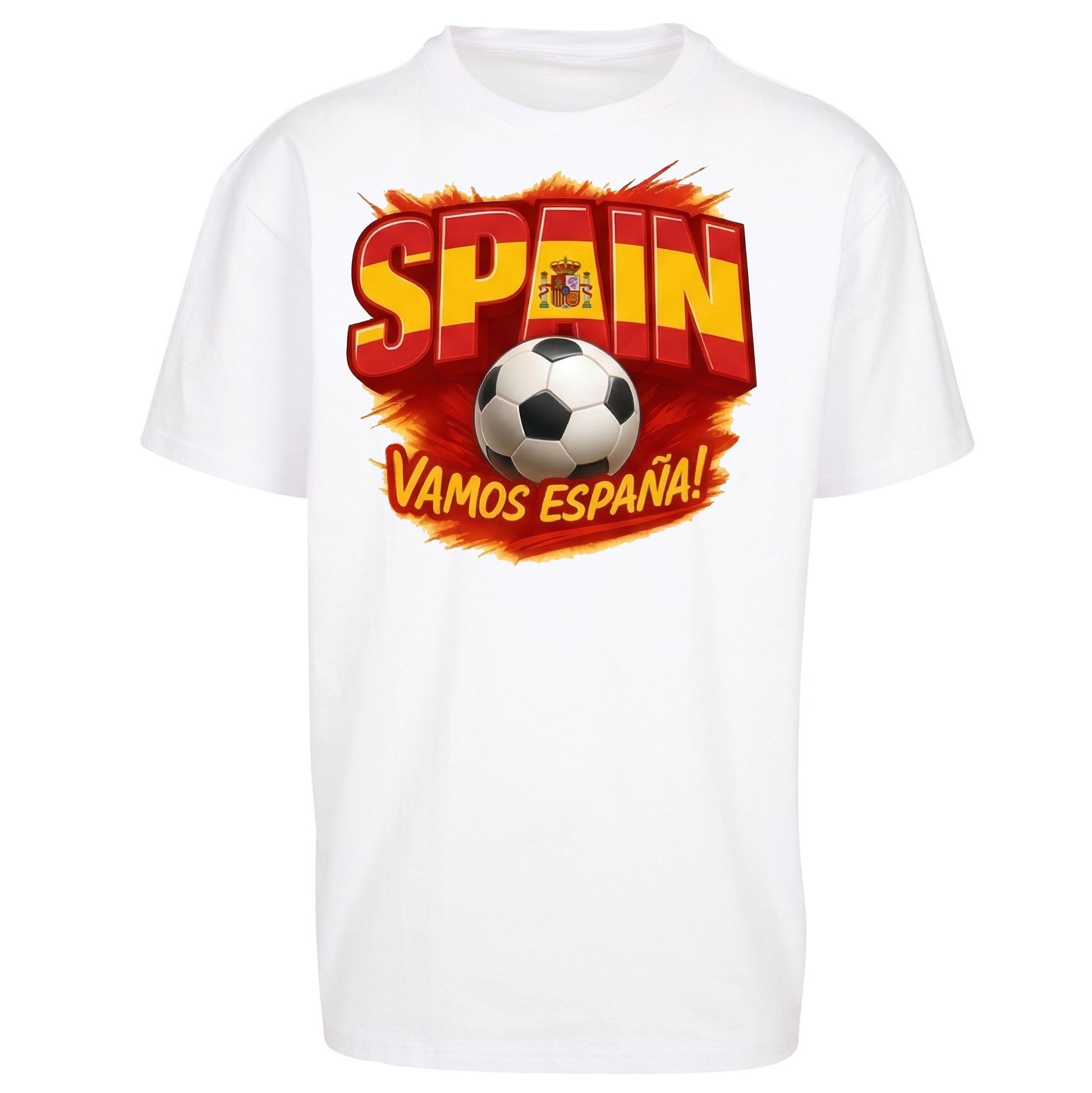 Spain Retro World Cup Oversized T Shirt