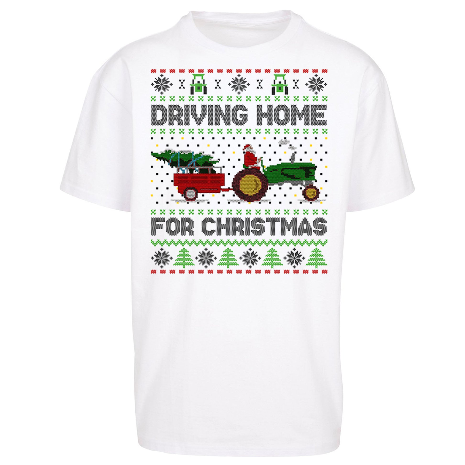 John Deere Christmas Oversized T Shirt