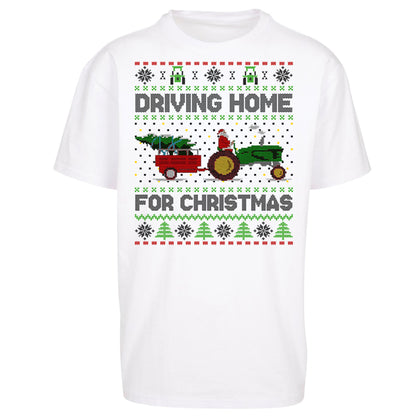 John Deere Christmas Oversized T Shirt