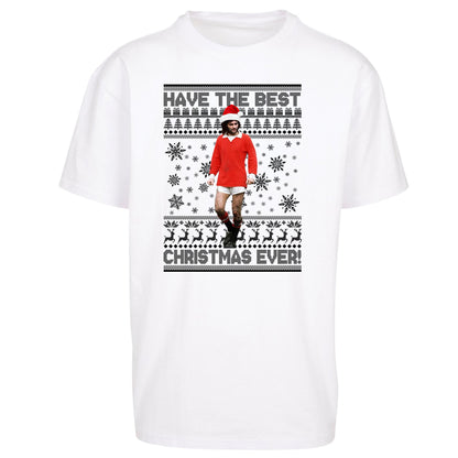 Christmas George Best Oversized T Shirt