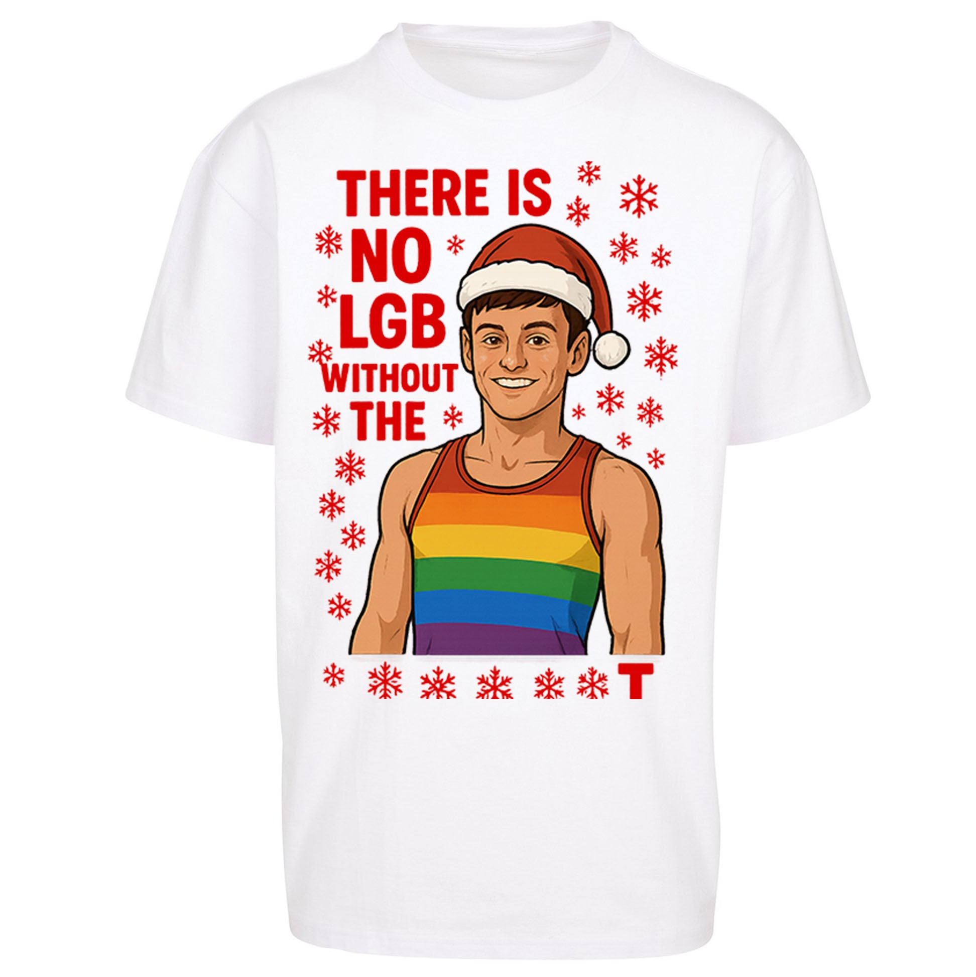 Tom Daley Christmas Oversized T Shirt 
