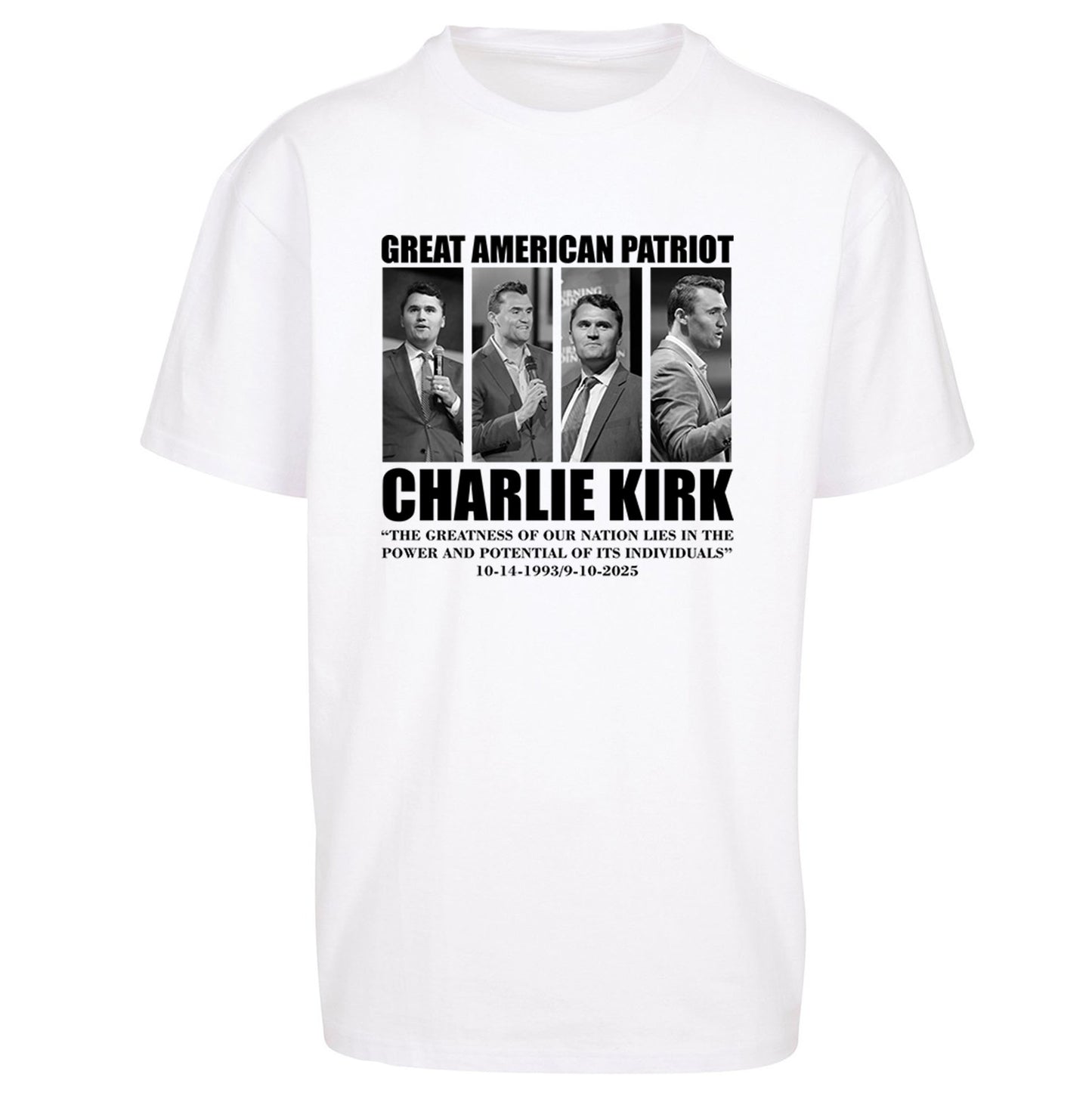 Charlie Kirk Oversized T Shirt 