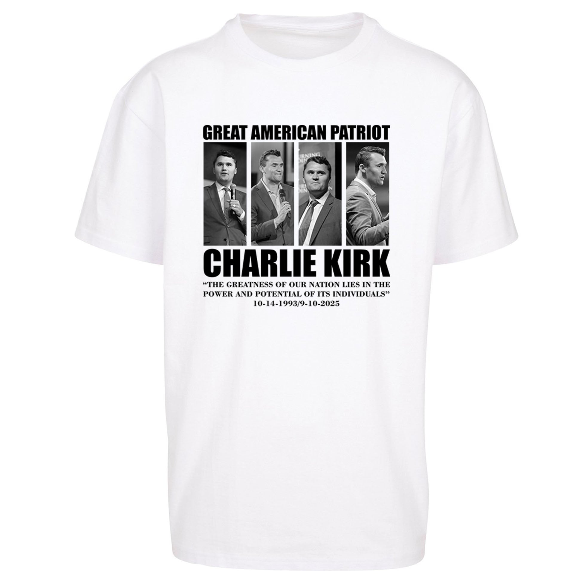 Charlie Kirk Oversized T Shirt 