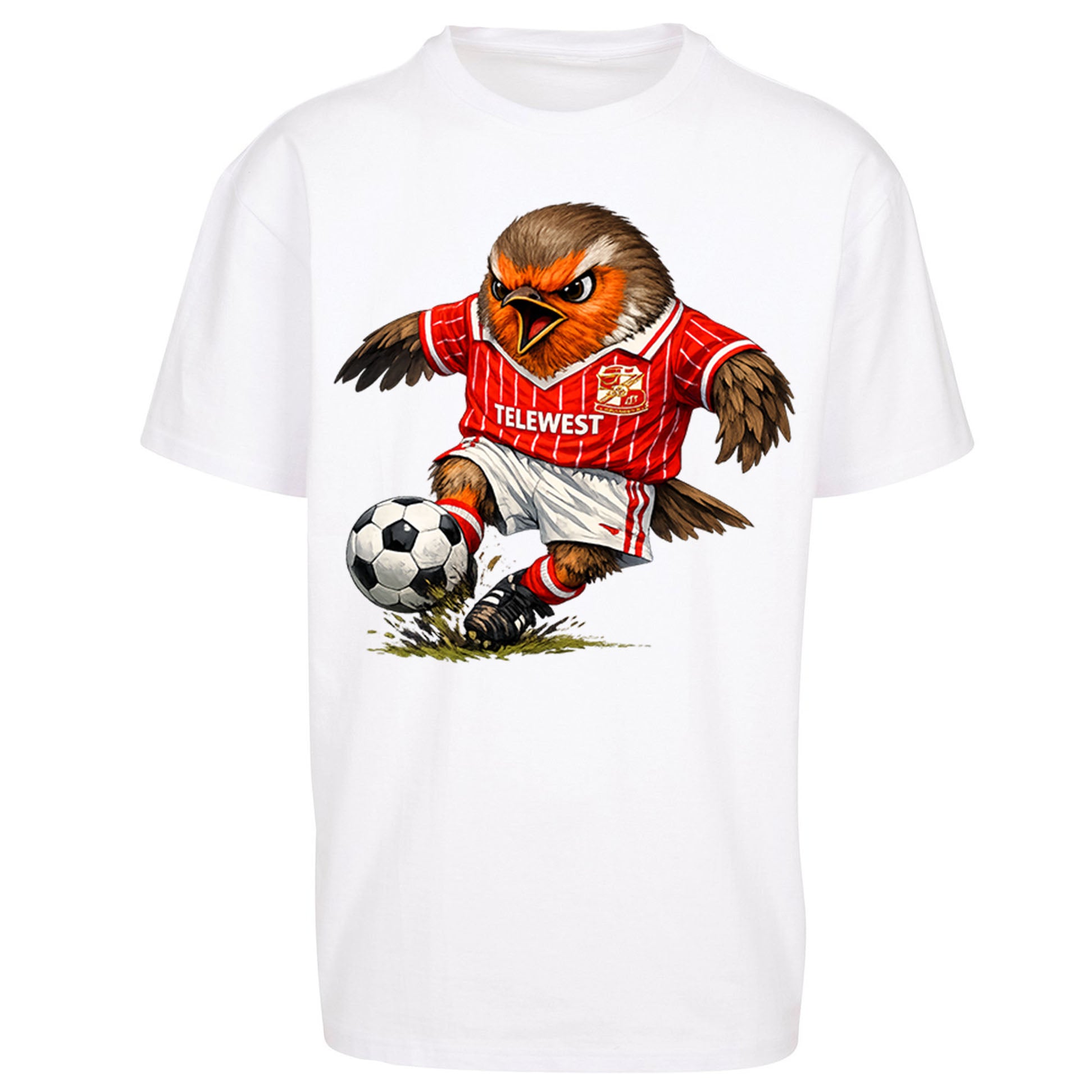 Classic Swindon Town Football Oversized T Shirt