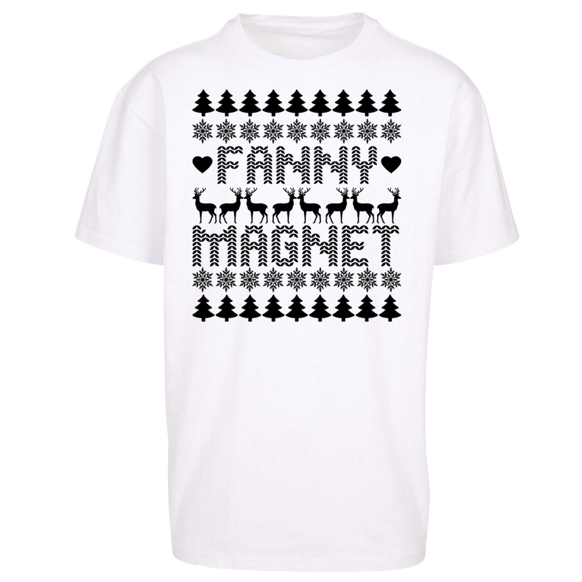 Fanny Magnet Christmas Oversized T Shirt