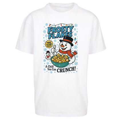 Snowman Christmas Oversized T Shirt 