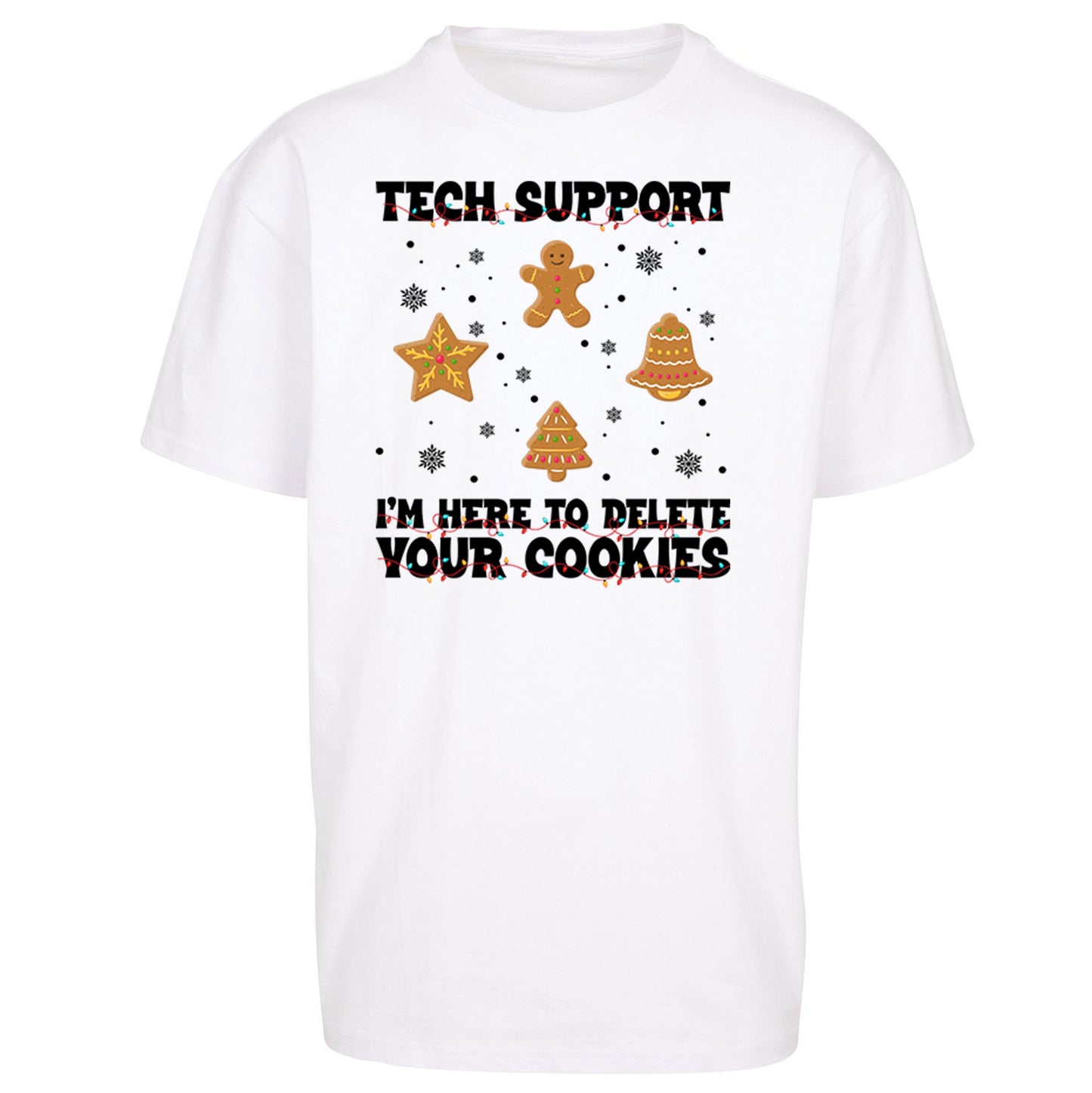 Delete Cookies Oversized T Shirt 