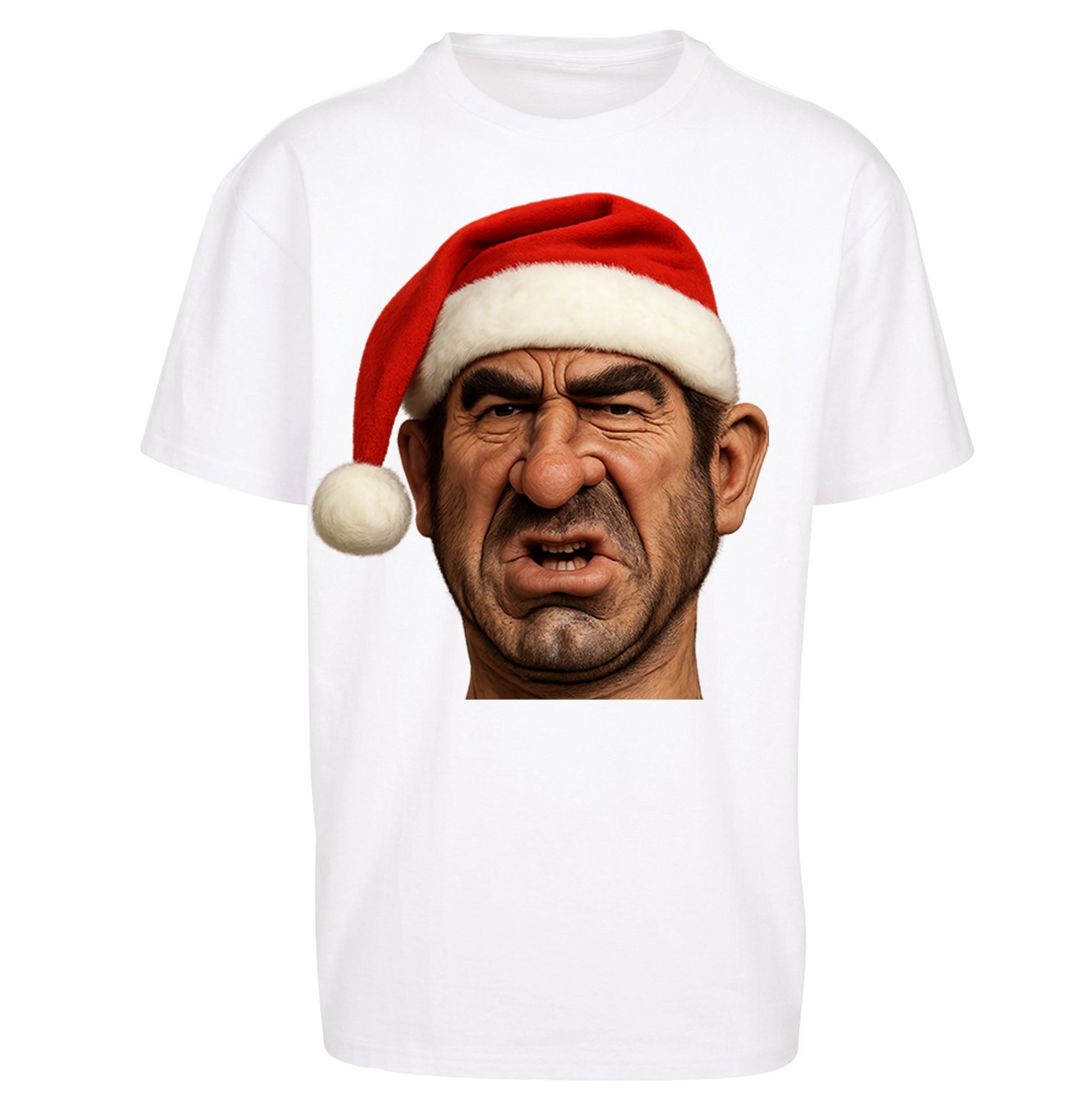 Eric Cantona Xmas Oversized T Shirt