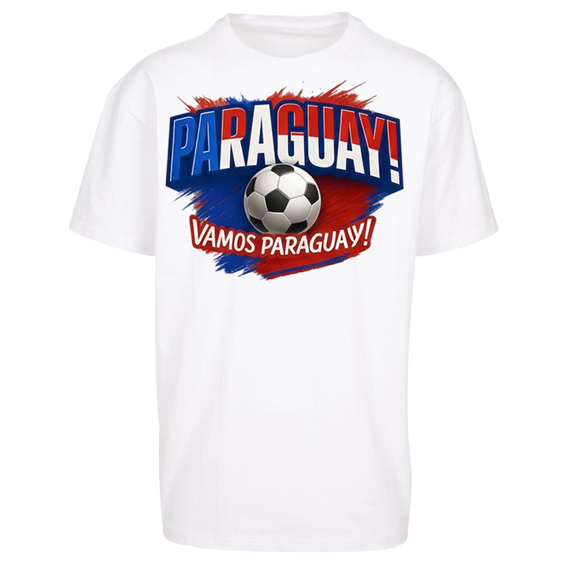 Paraguay Retro World Cup Oversized T Shirt 