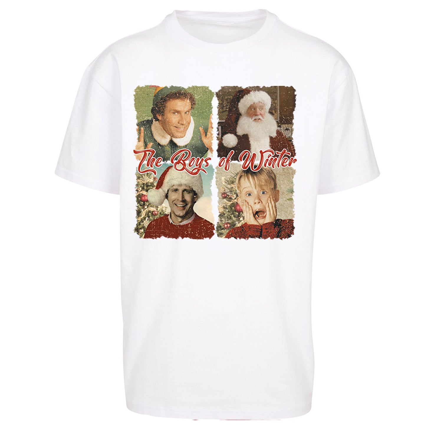 The Boys Of Winter Christmas - Oversized T Shirt