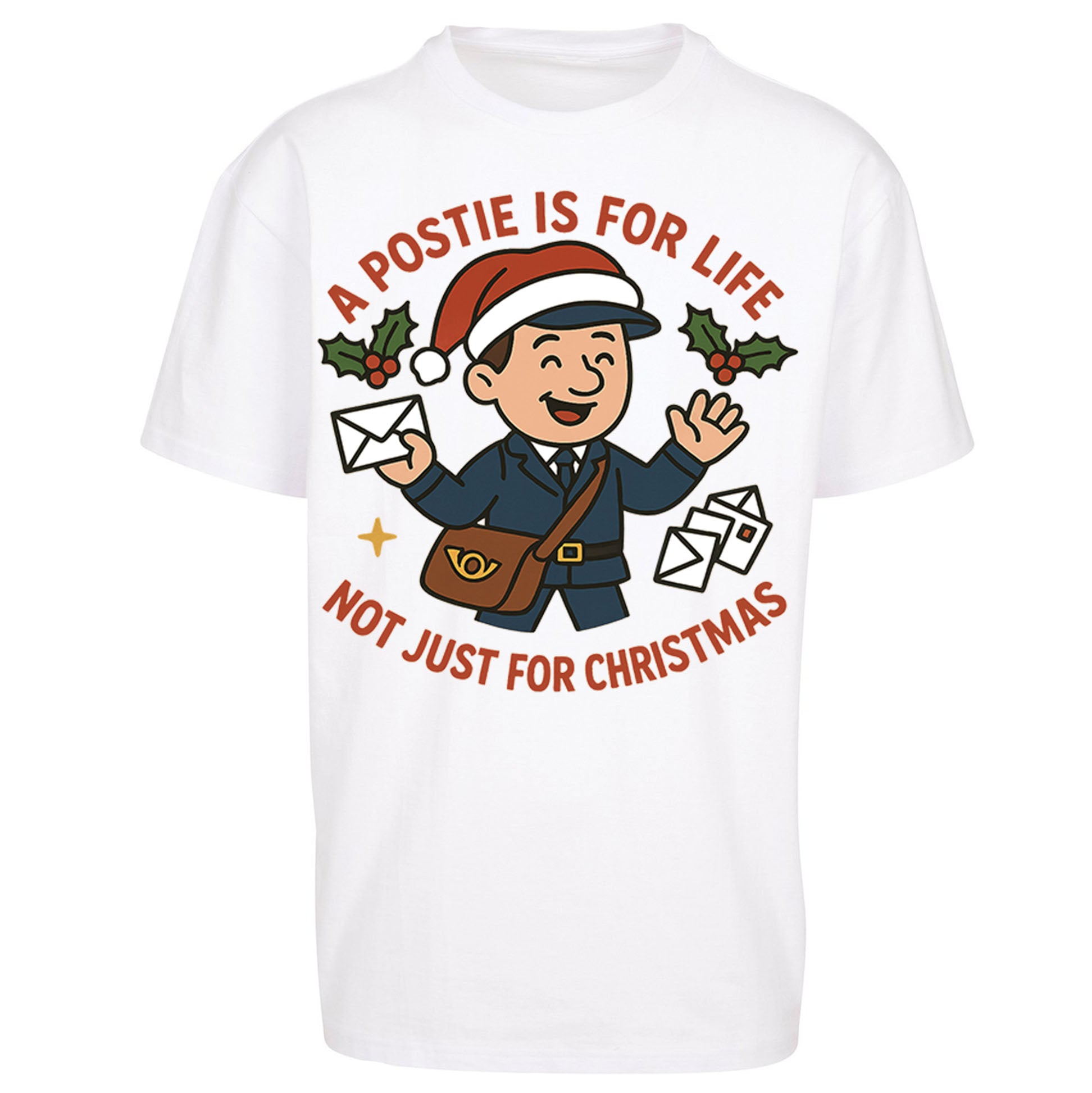 Postie Christmas Oversized T Shirt