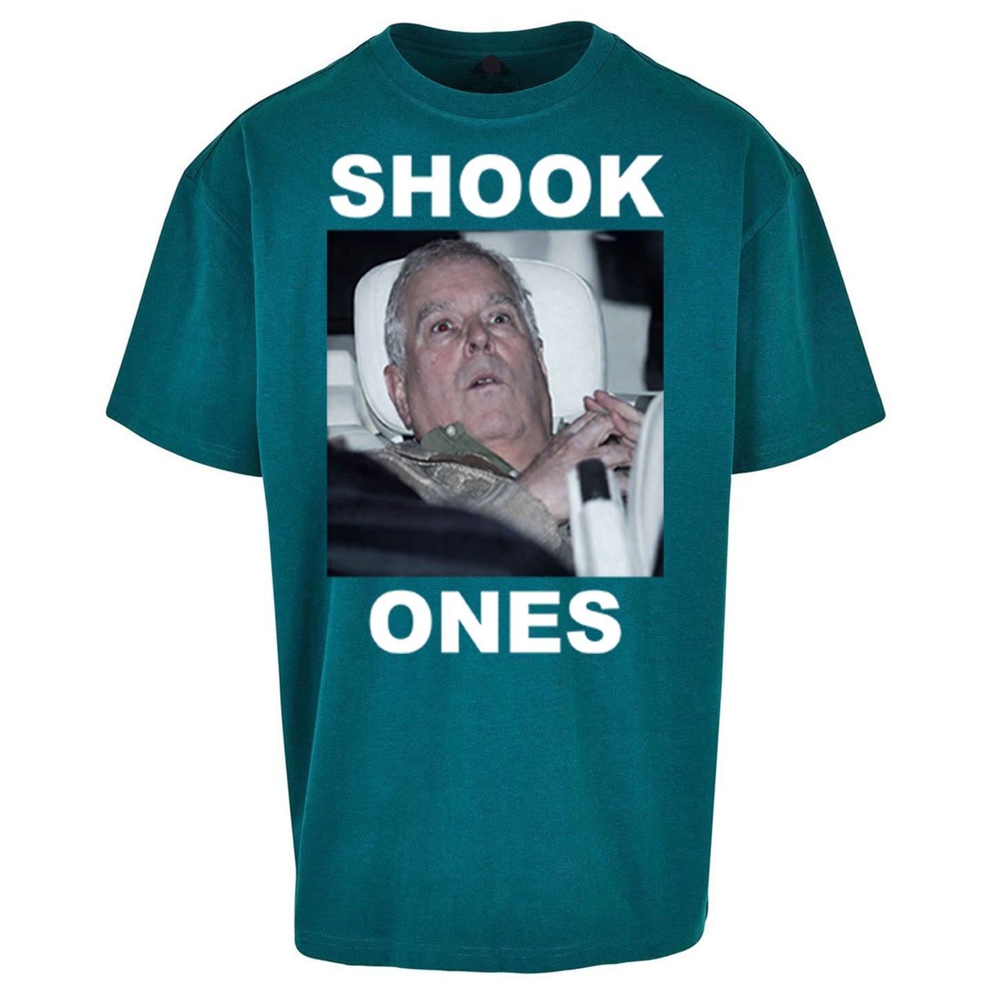 Prince Andrew Shook Ones Funny Royal Oversized T Shirt