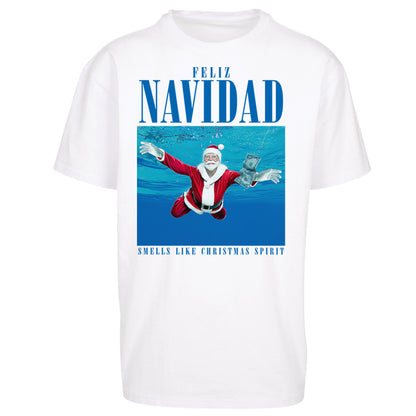Nirvana Christmas Oversized T Shirt