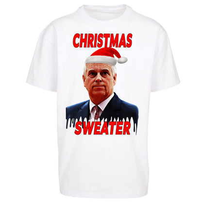 Prince Andrew Christmas Oversized T Shirt