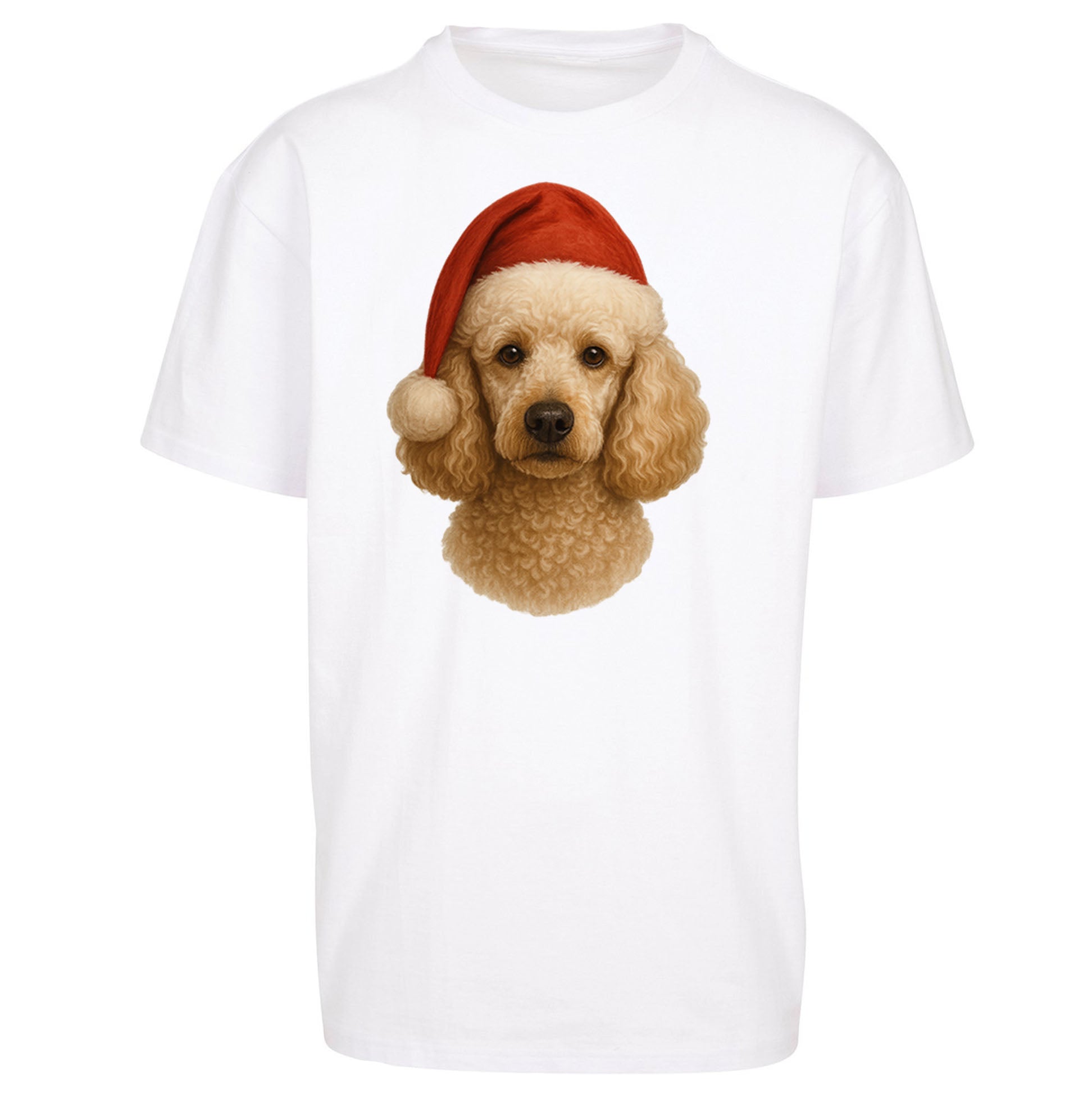 Poodle Face Oversized T Shirt