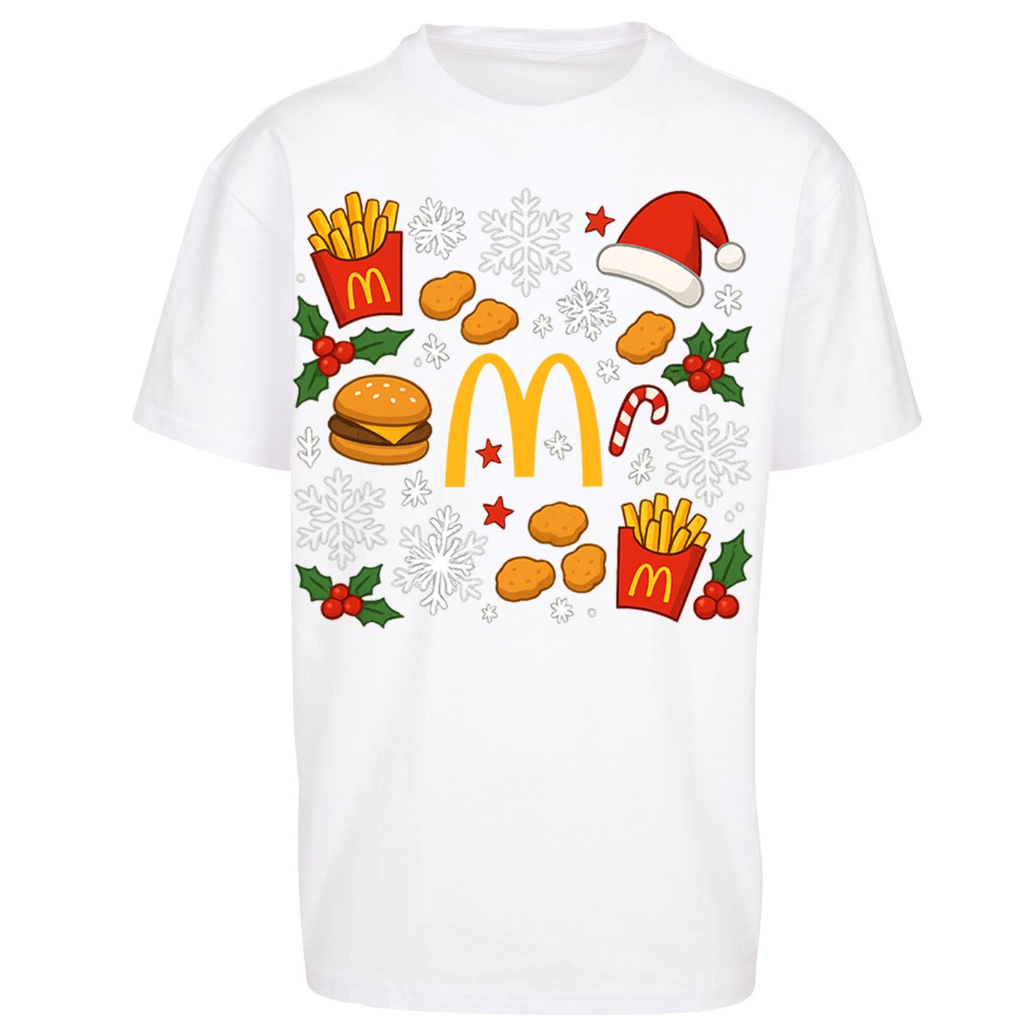 McDonalds Christmas Oversized T Shirt 