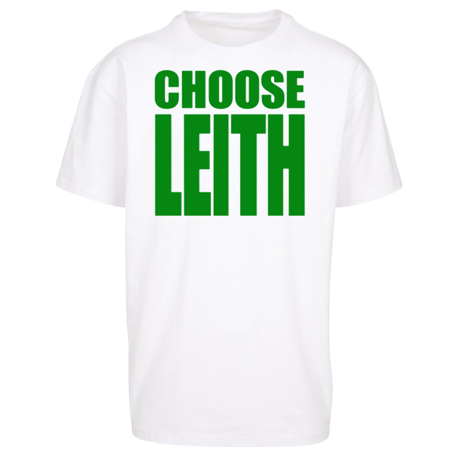Hibs FC Choose Leith Football Oversized T Shirt