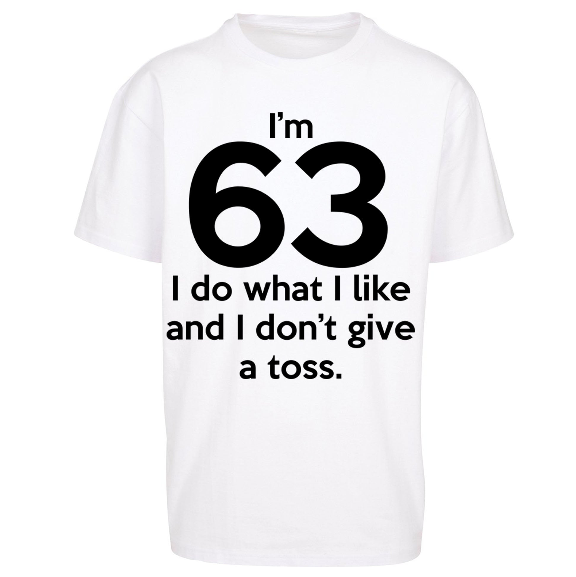 63rd Birthday Oversized T Shirt