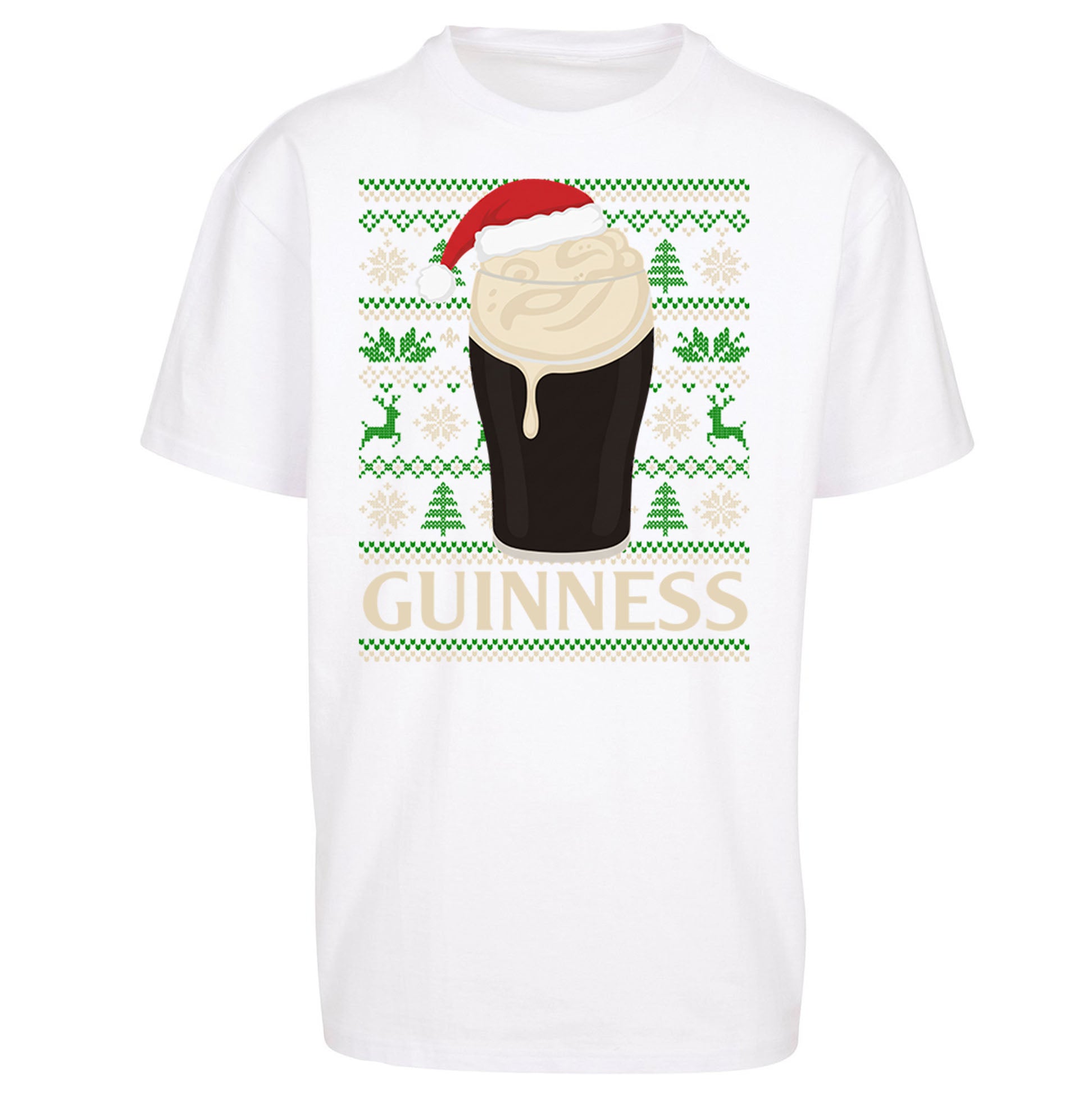 Guinness Christmas Oversized T Shirt
