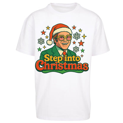 Elton John Christmas Oversized T Shirt