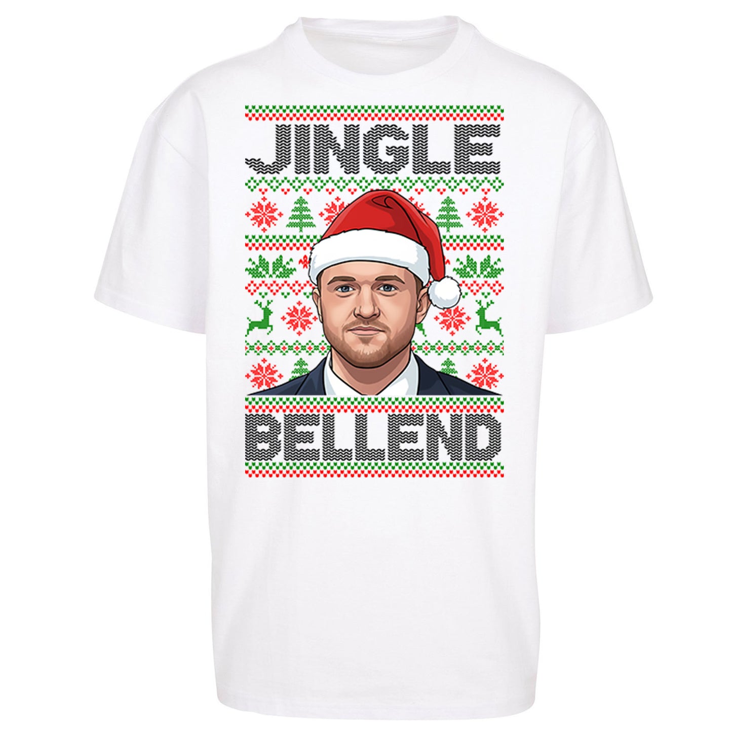 Tommy Robinson Jingle Bell Oversized T Shirt