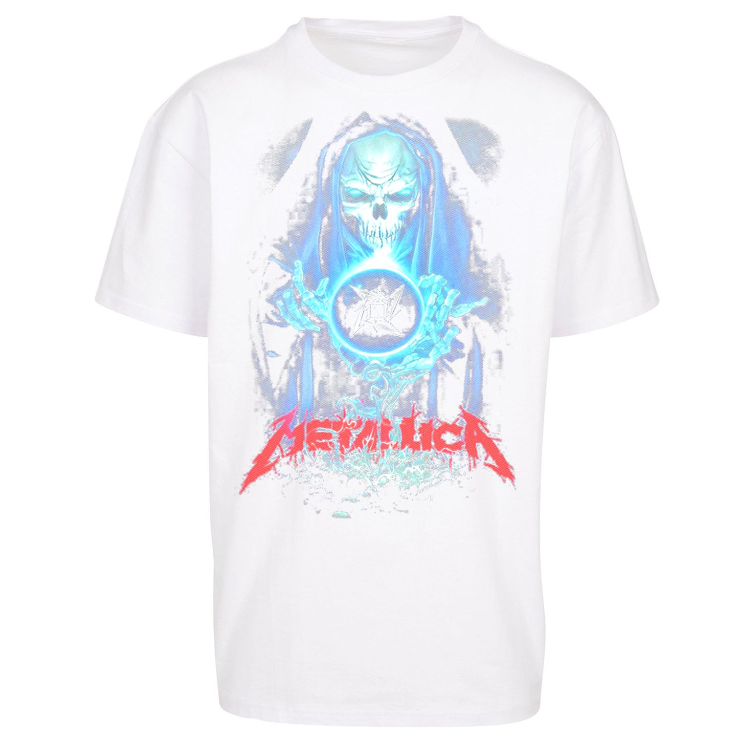 Metallica Skellington Sorcerer Oversized T Shirt