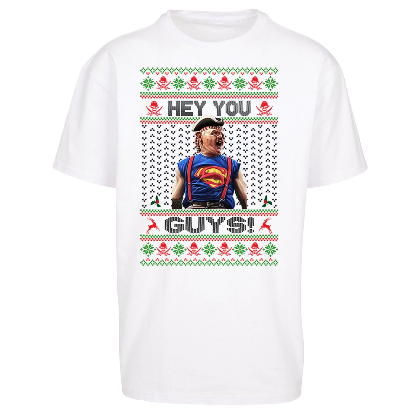 Goonies Sloth Christmas Oversized T Shirt