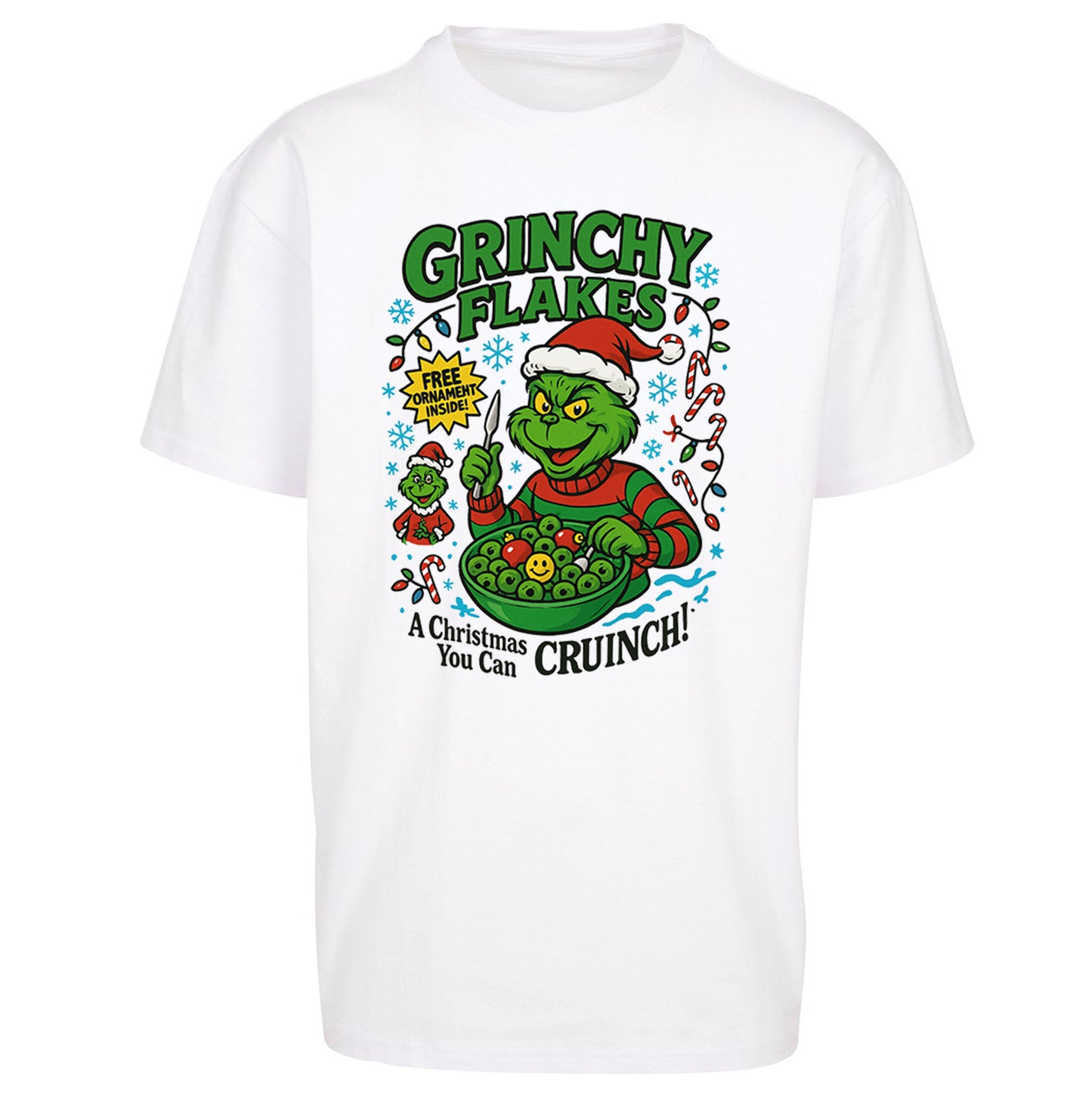 Grinch Christmas Oversized T Shirt