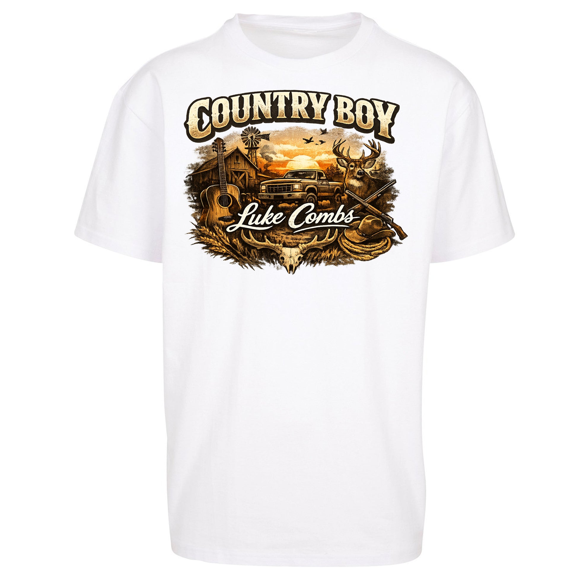 Luke Combs Country Music Oversized T Shirt