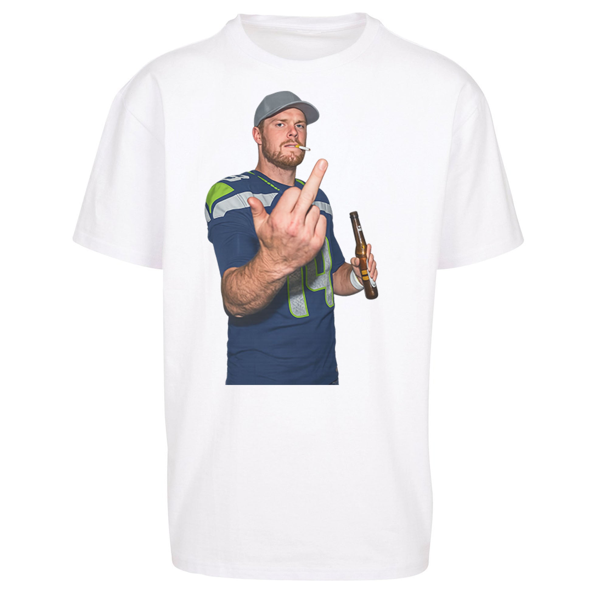 Steve Darnold Superbowl 2026 Oversized T Shirt