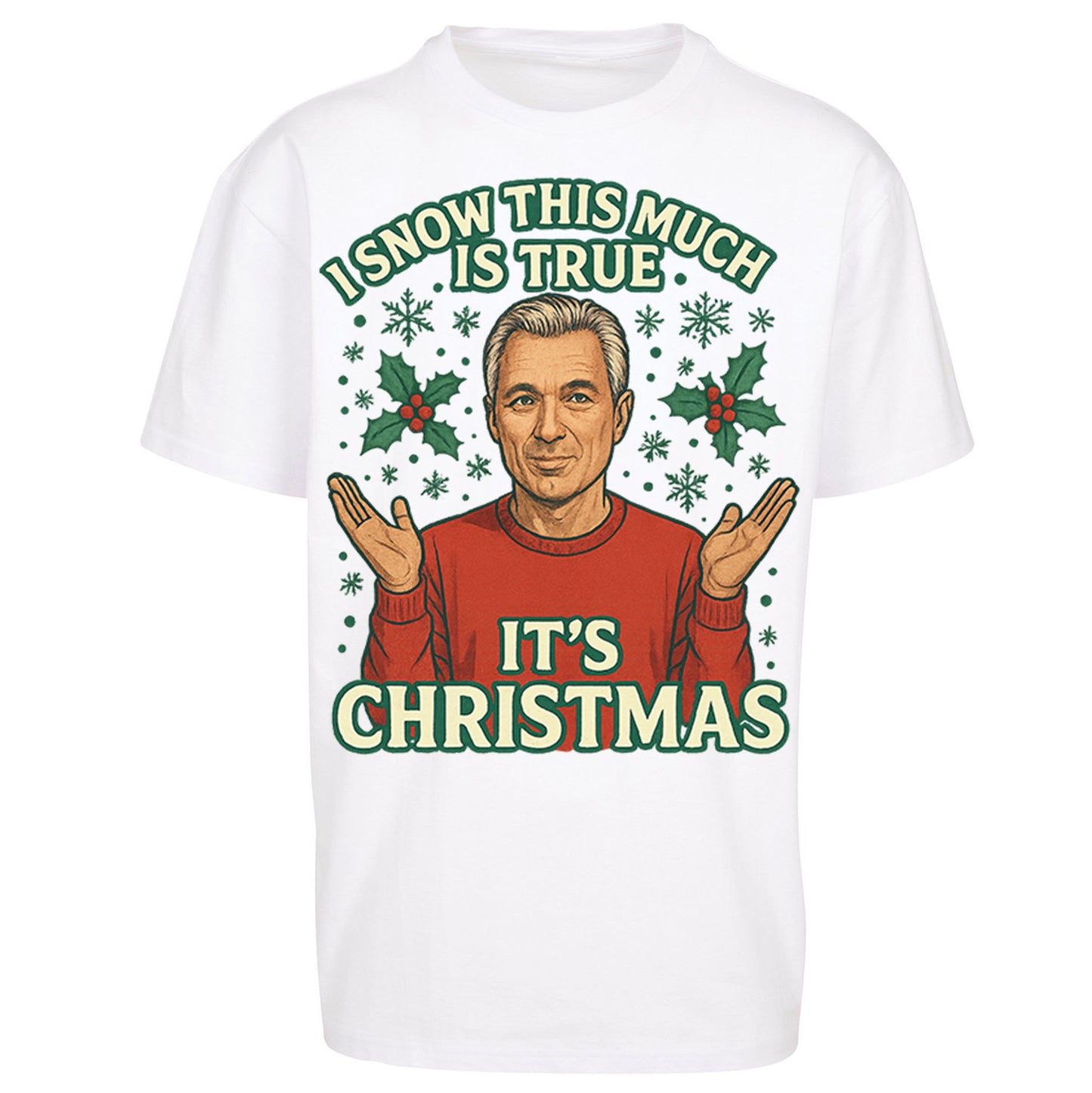 Martin Kemp Christmas Oversized T Shirt