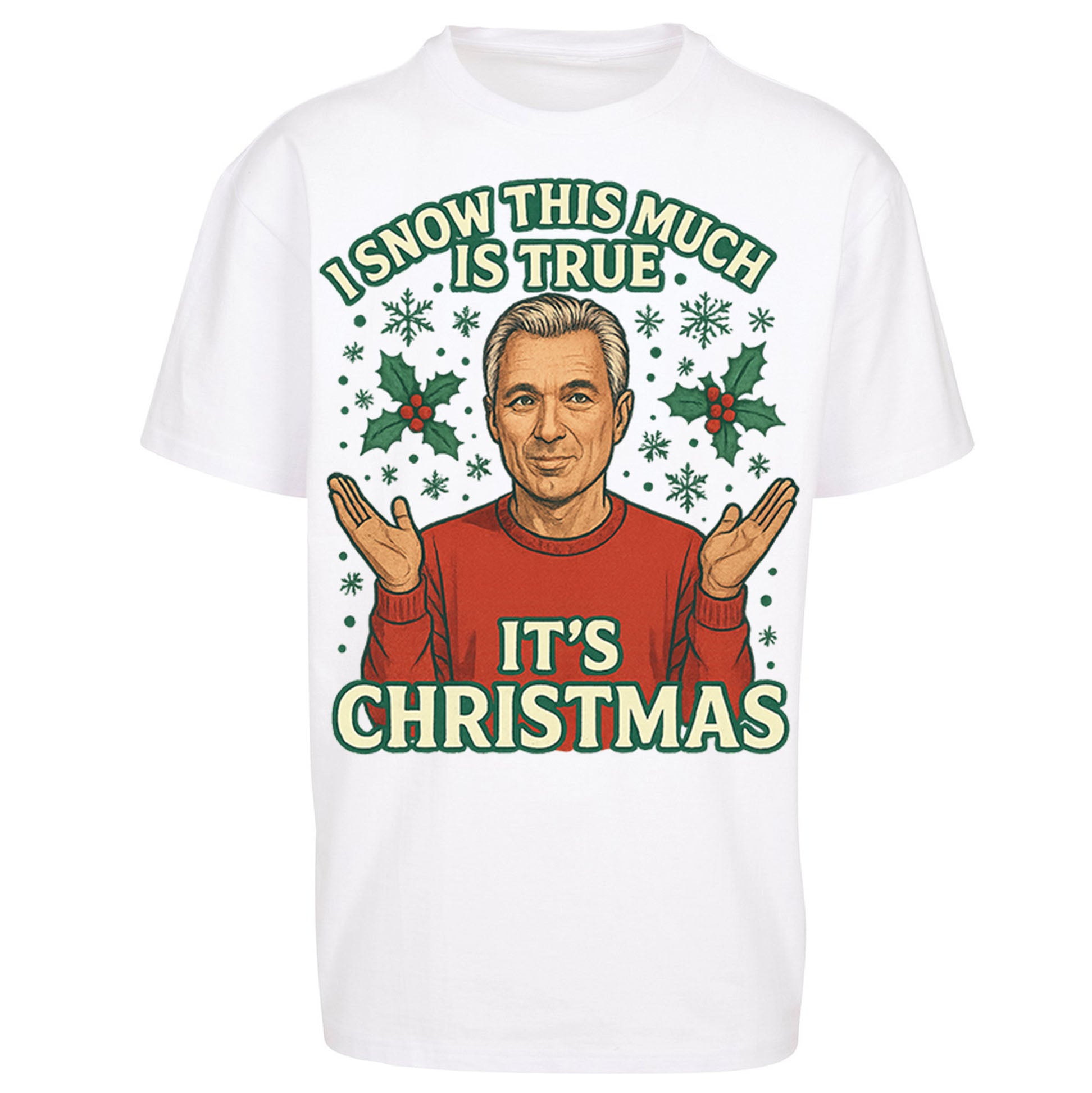 Martin Kemp Christmas Oversized T Shirt