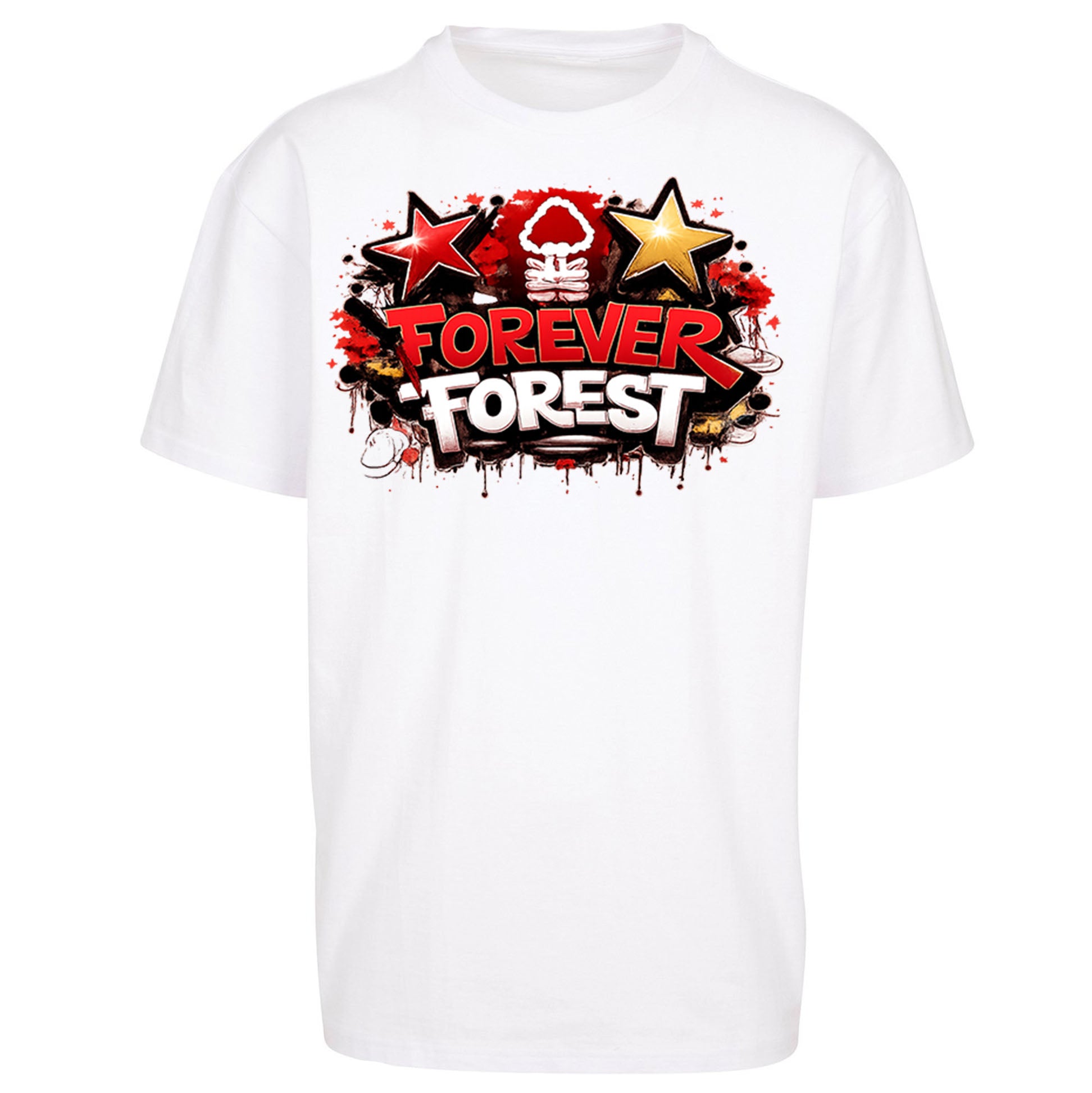 Forever Forest Football Oversized T Shirt
