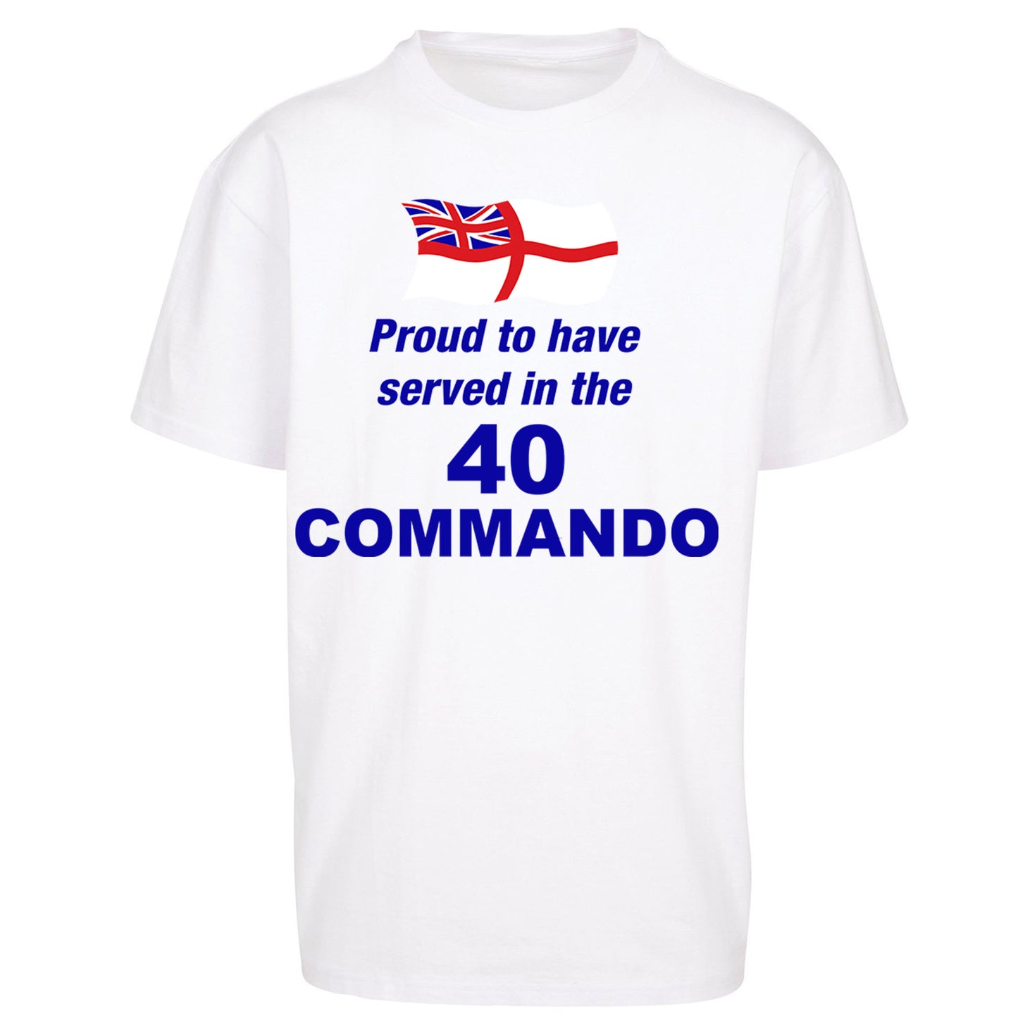 40 Commando Royal Marines Oversized T Shirt