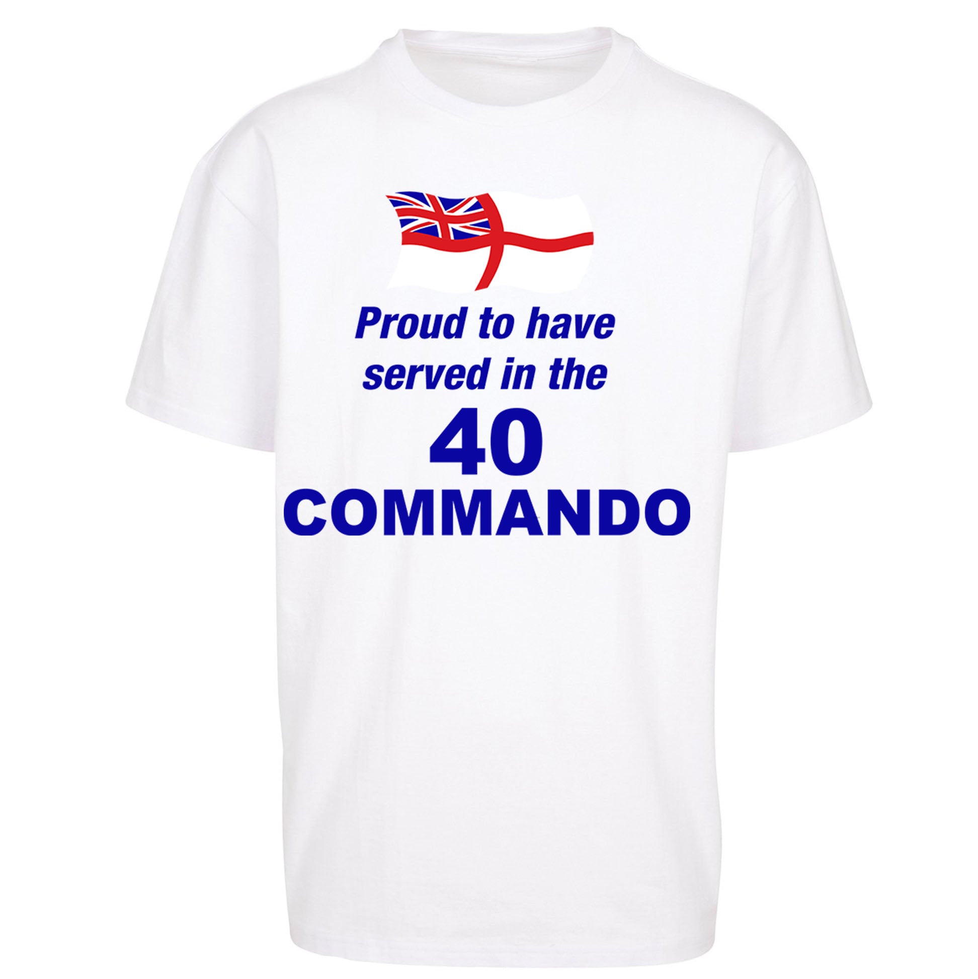 40 Commando Royal Marines Oversized T Shirt