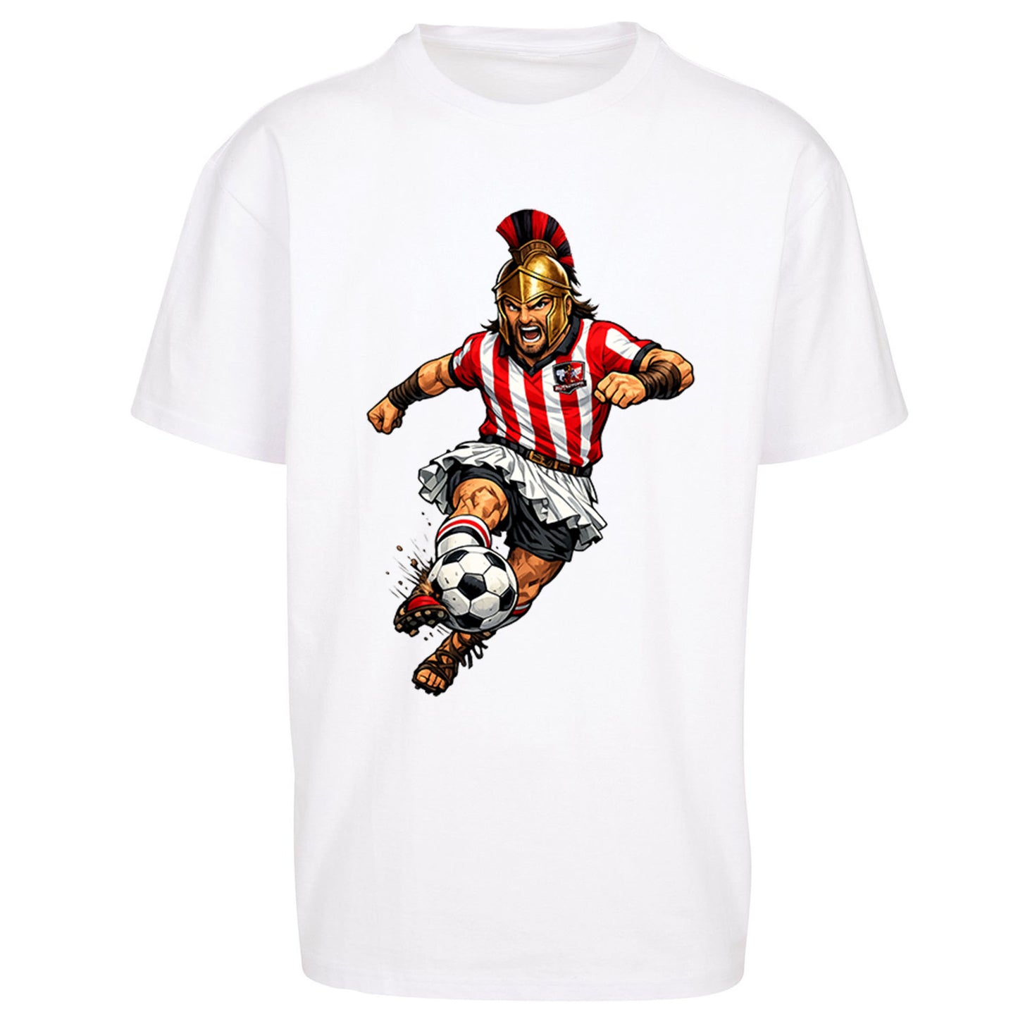 Retro Exeter City Football Oversized T Shirt