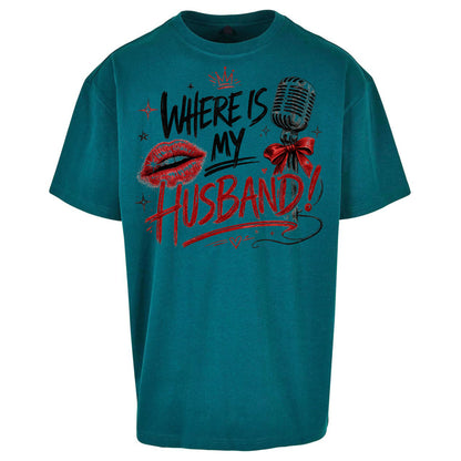 RAYE Where Is My Husband! Oversized T Shirt