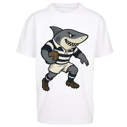 Retro Sale Sharks Rugby Union Oversized T Shirt