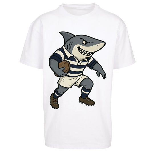 Retro Sale Sharks Rugby Union Oversized T Shirt