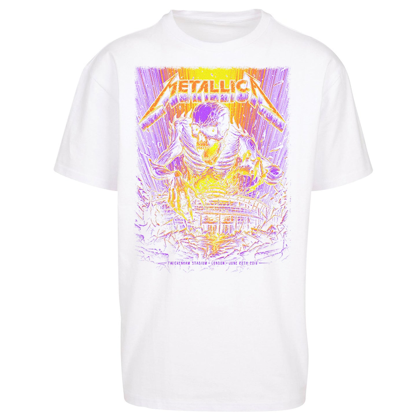 Metallica Twickenham Stadium Oversized T Shirt