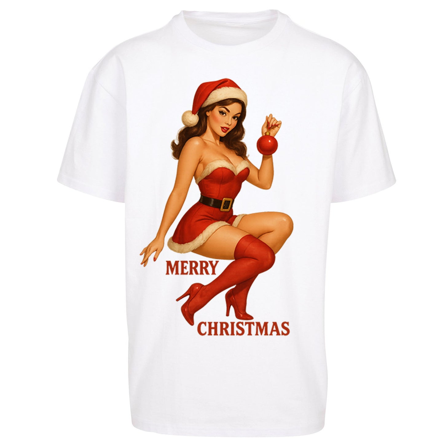 Merry Christmas Sexy Oversized T Shirt 