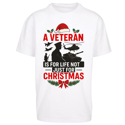 Veteran Christmas Oversized T Shirt
