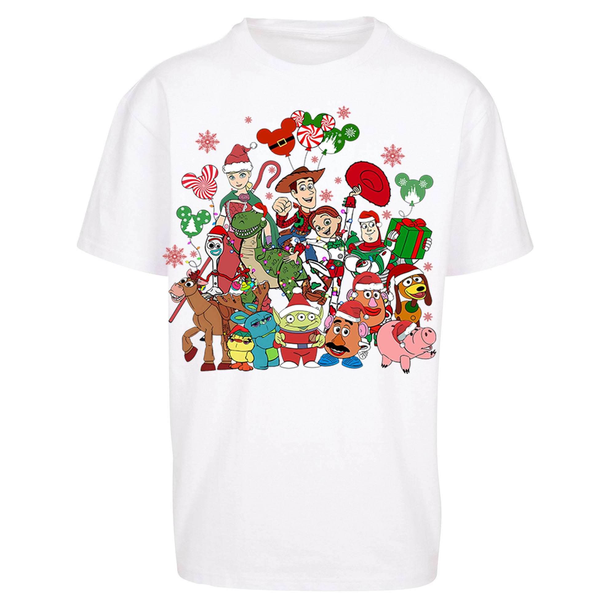 Toy Story Christmas Oversized T Shirt 