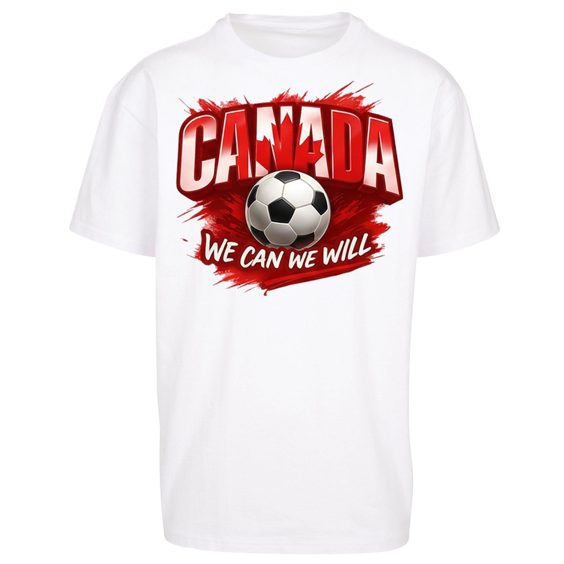 Canada Retro World Cup Oversized T Shirt