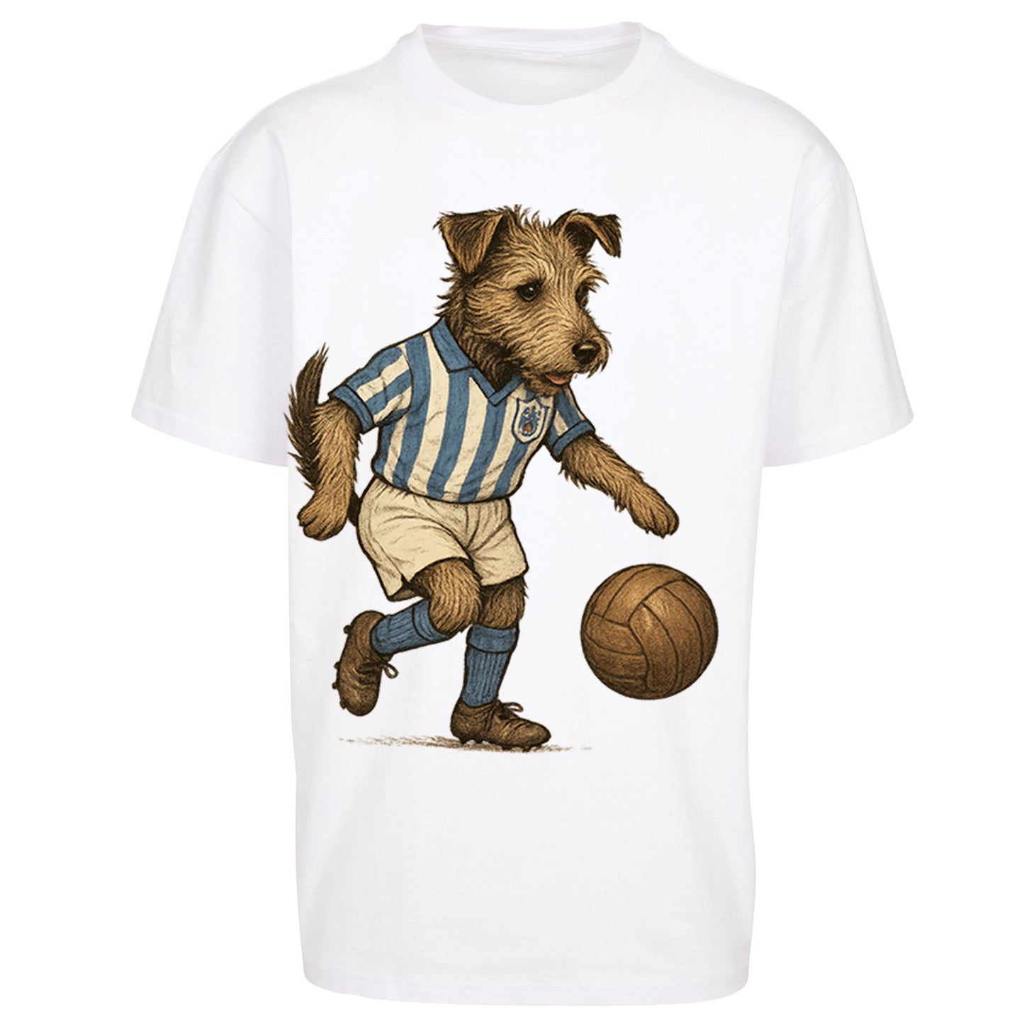 Retro Huddersfield Town Christmas - Oversized T Shirt